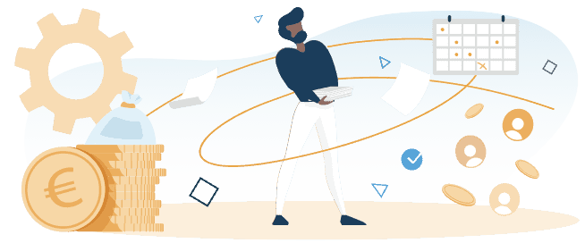 Illustration pour le service Gérez efficacement vos fiches de paie