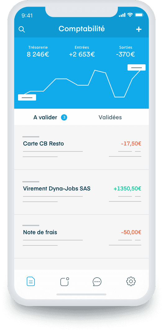 Comptabilité en ligne sur votre téléphone